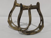 Antique Brass Equestrian Stirrups