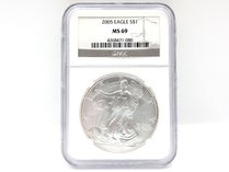 NGC 2005 American Silver Eagle S$1