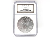 NGC 2003 American Silver Eagle S$1