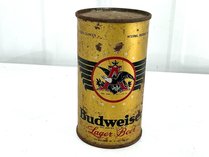 Vintage Budweiser Flat Top Beer Can