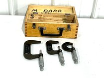 M. Barr Outside Micrometer Set In Case