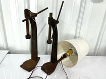 2 Custom Industrial Desk Lamps