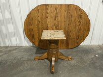Oak Pedestal Dining Table
