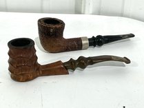 E.A. Carey And Briar Tobacco Pipes