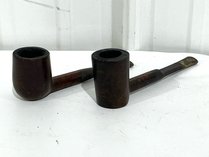 Two Marked Tobacco Smoking Pipes