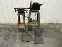 Two Bench Grinders And Target Plates