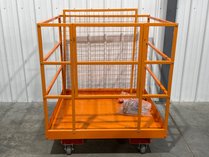 Wolverine Skid Steer Safety Cage On Casters