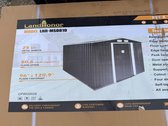 LandHonor 8' x 10' Galvanized Apex Roof Metal Shed