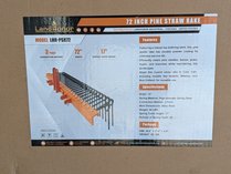 LandHonor 72" Pine Straw Rake