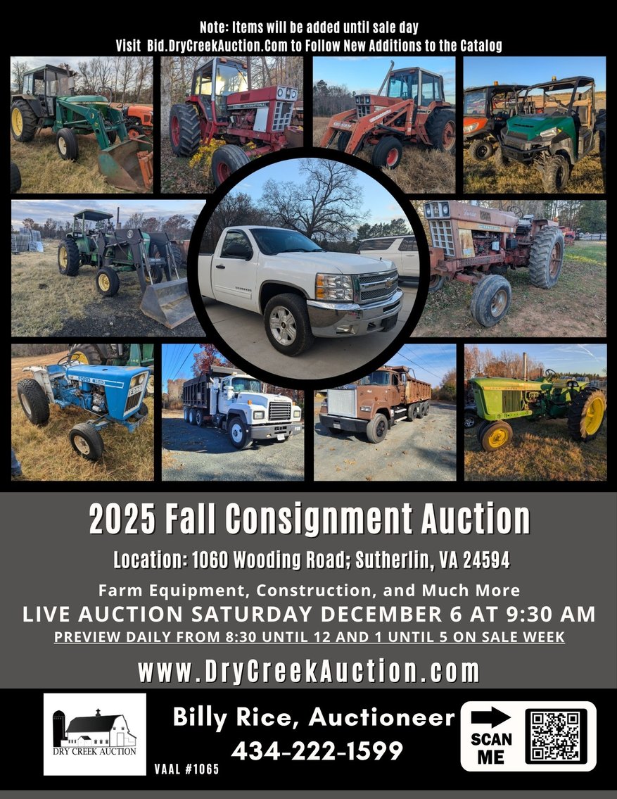 Image for Dry Creek December 6th Auction