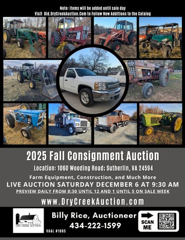 Image for Dry Creek December 6th Auction