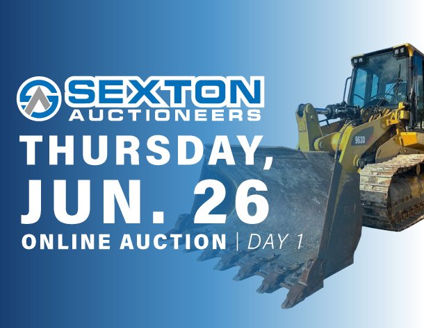 Image for Sexton Auctioneers June Equipment Auction Day One (June 26th)