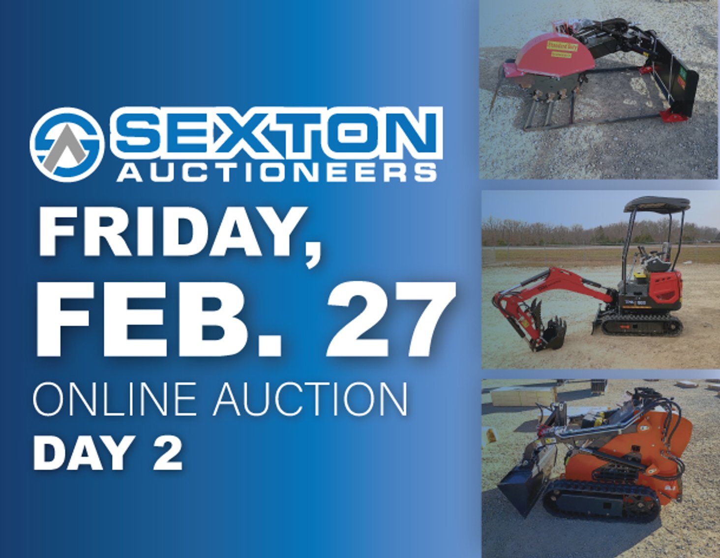 Image for Day Two - February 27th | Sexton Auctioneers February 2026 Online Equipment Auction