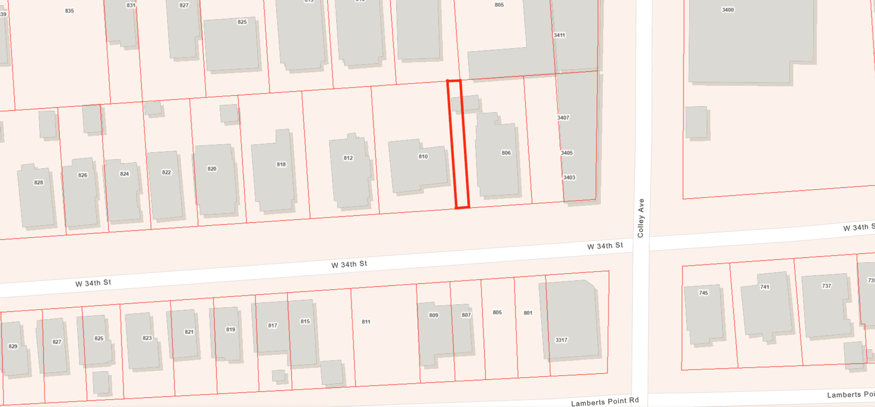 Image for Lot 7 - NJ - Right of 810 W. 34th St.