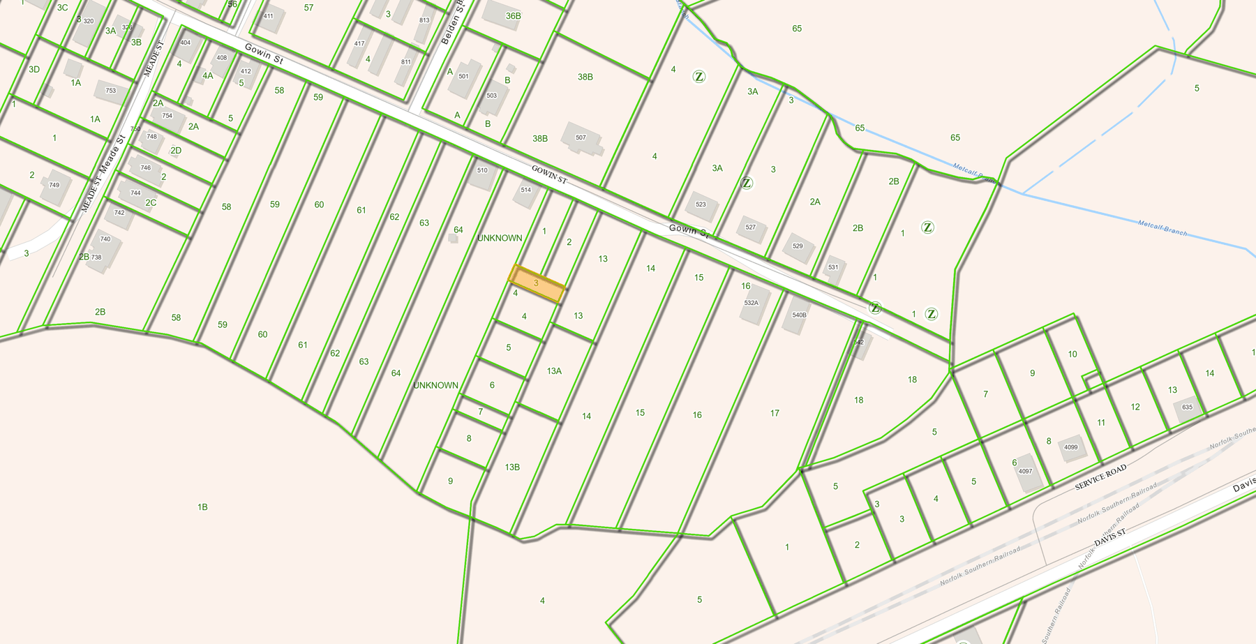 Image for Lot 3 - Behind 514 Gowin St.