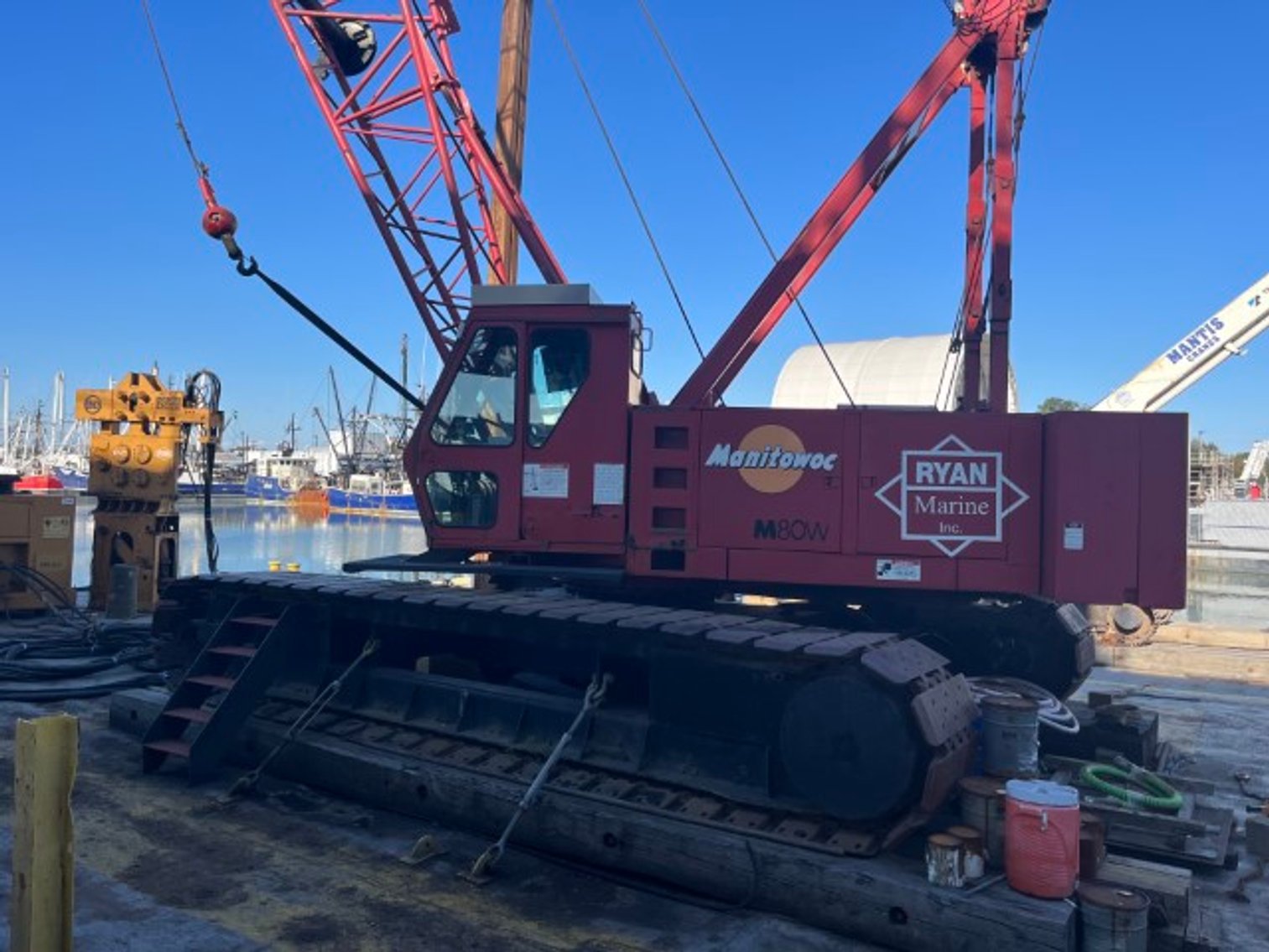 Image for MANITOWOC M80W Crawler Lattice Boom Crane - Norfolk VA