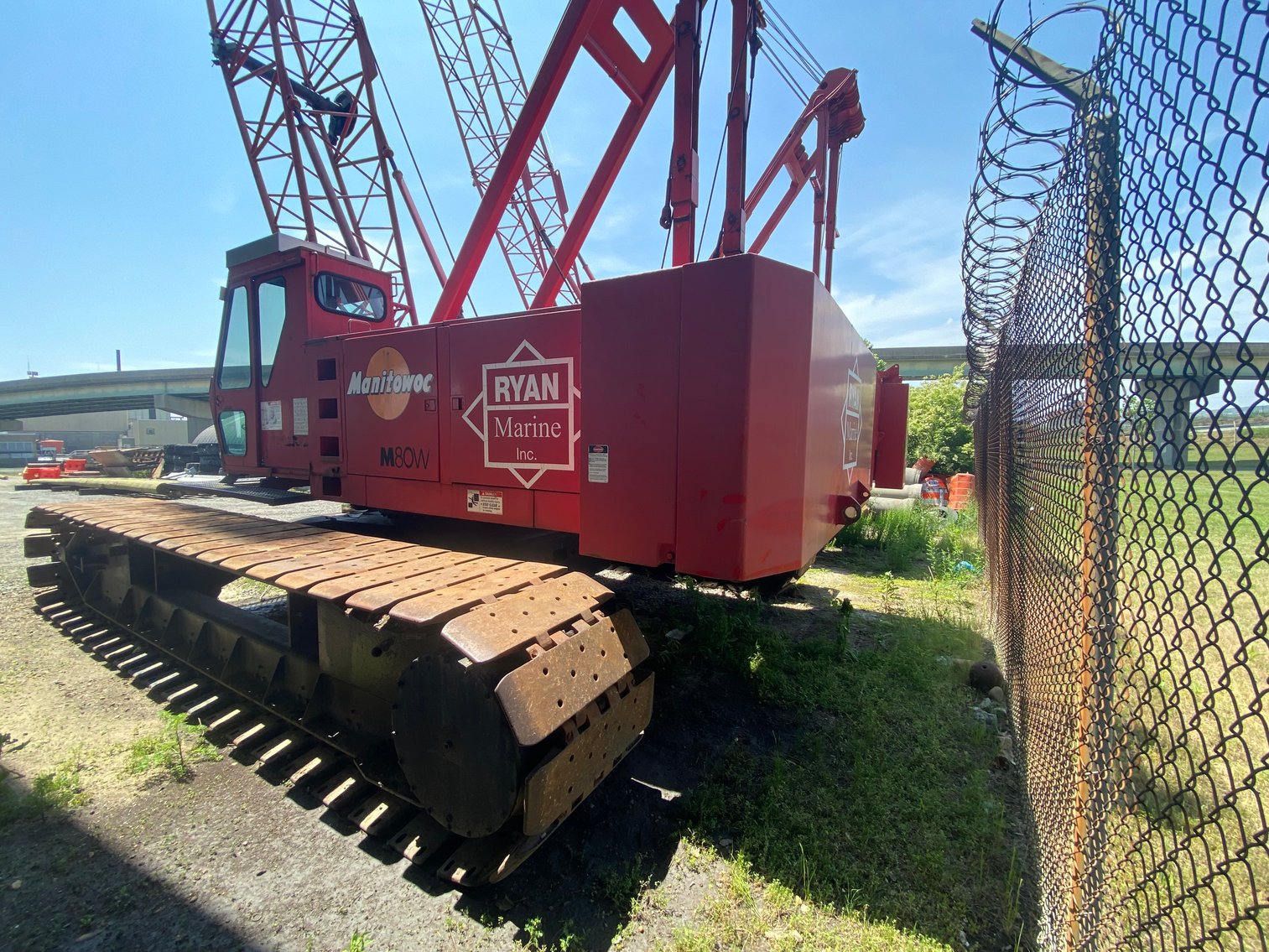 Image for MANITOWOC M80W Crawler Lattice Boom Crane - Norfolk VA