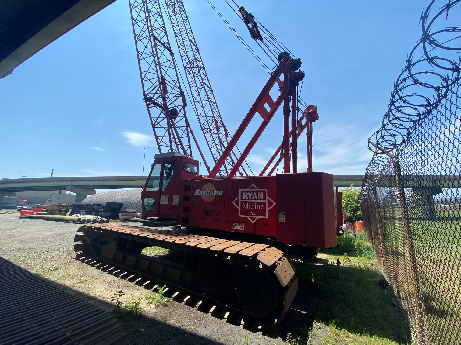 Image for MANITOWOC M80W Crawler Lattice Boom Crane - Norfolk VA