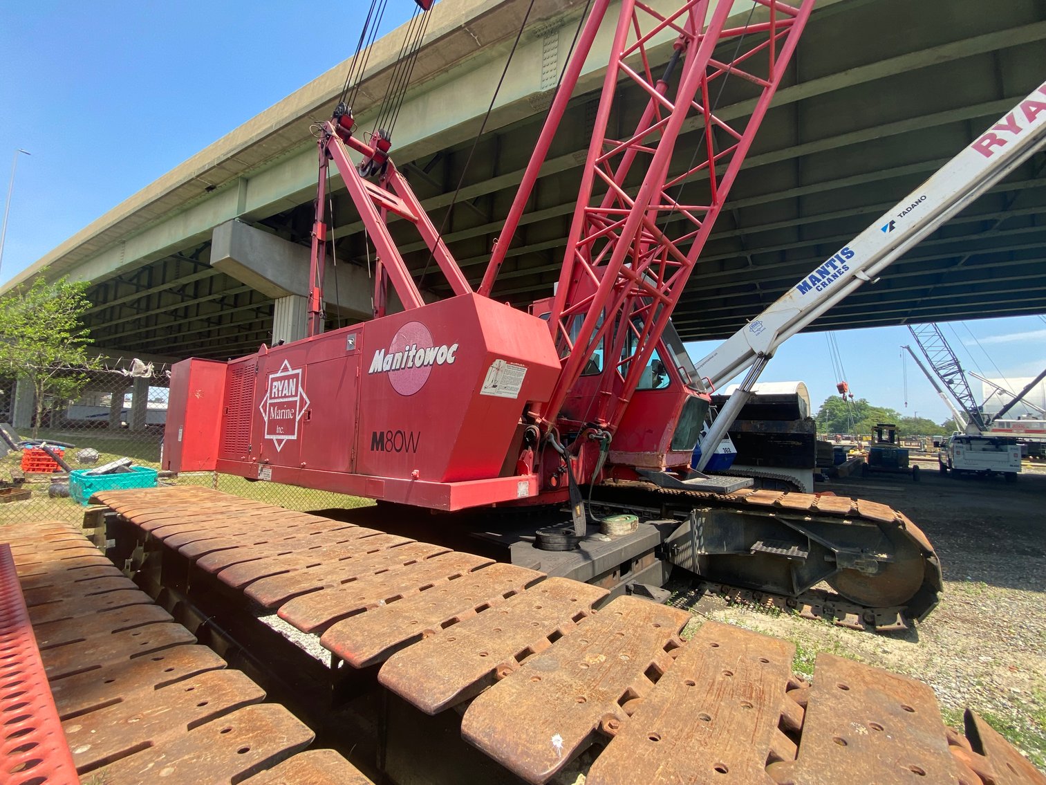 Image for MANITOWOC M80W Crawler Lattice Boom Crane - Norfolk VA