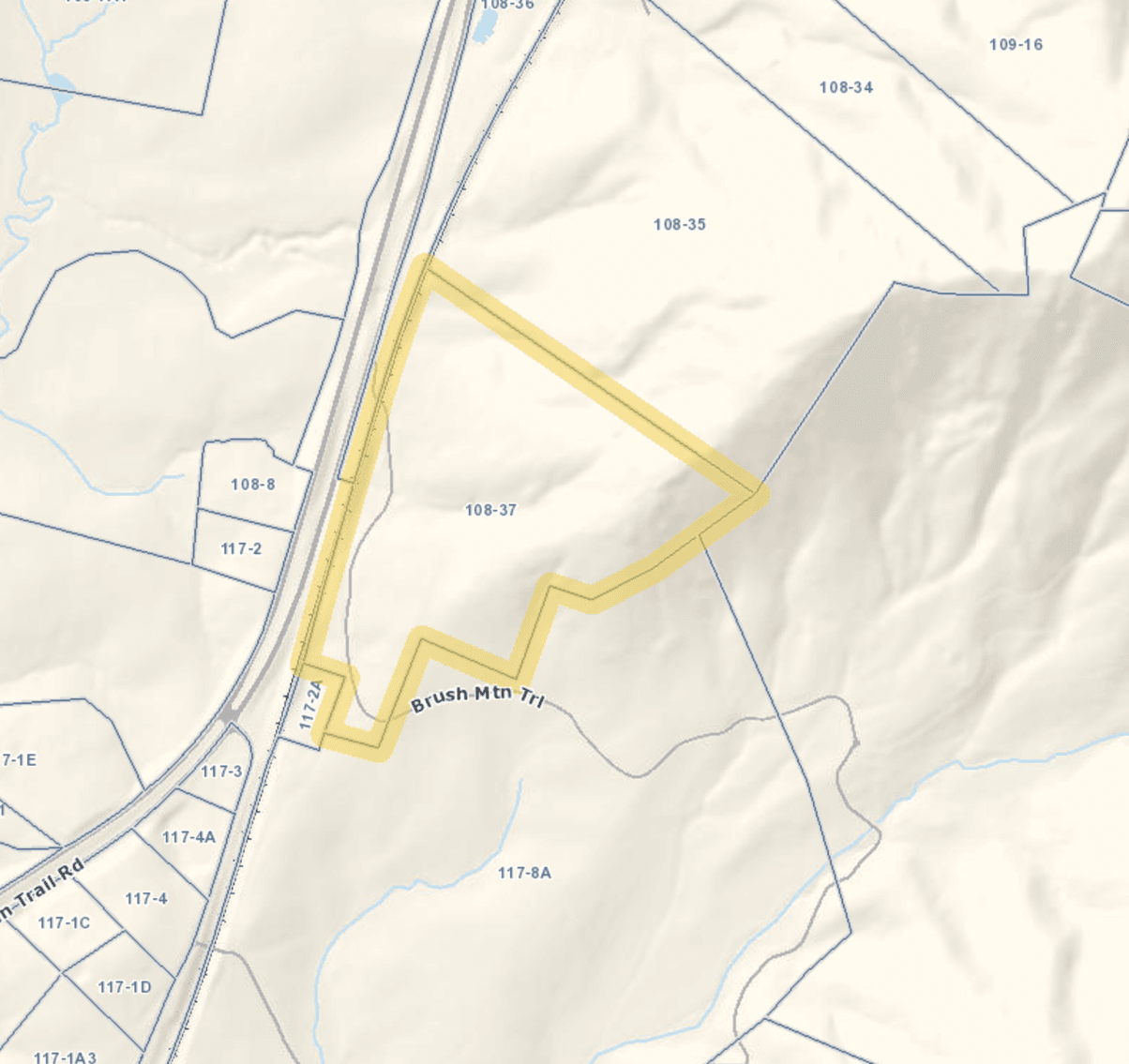 Image for 33.25 Acres with 5 Division Rights in Albemarle County. 5885 Brush Mountain Trl