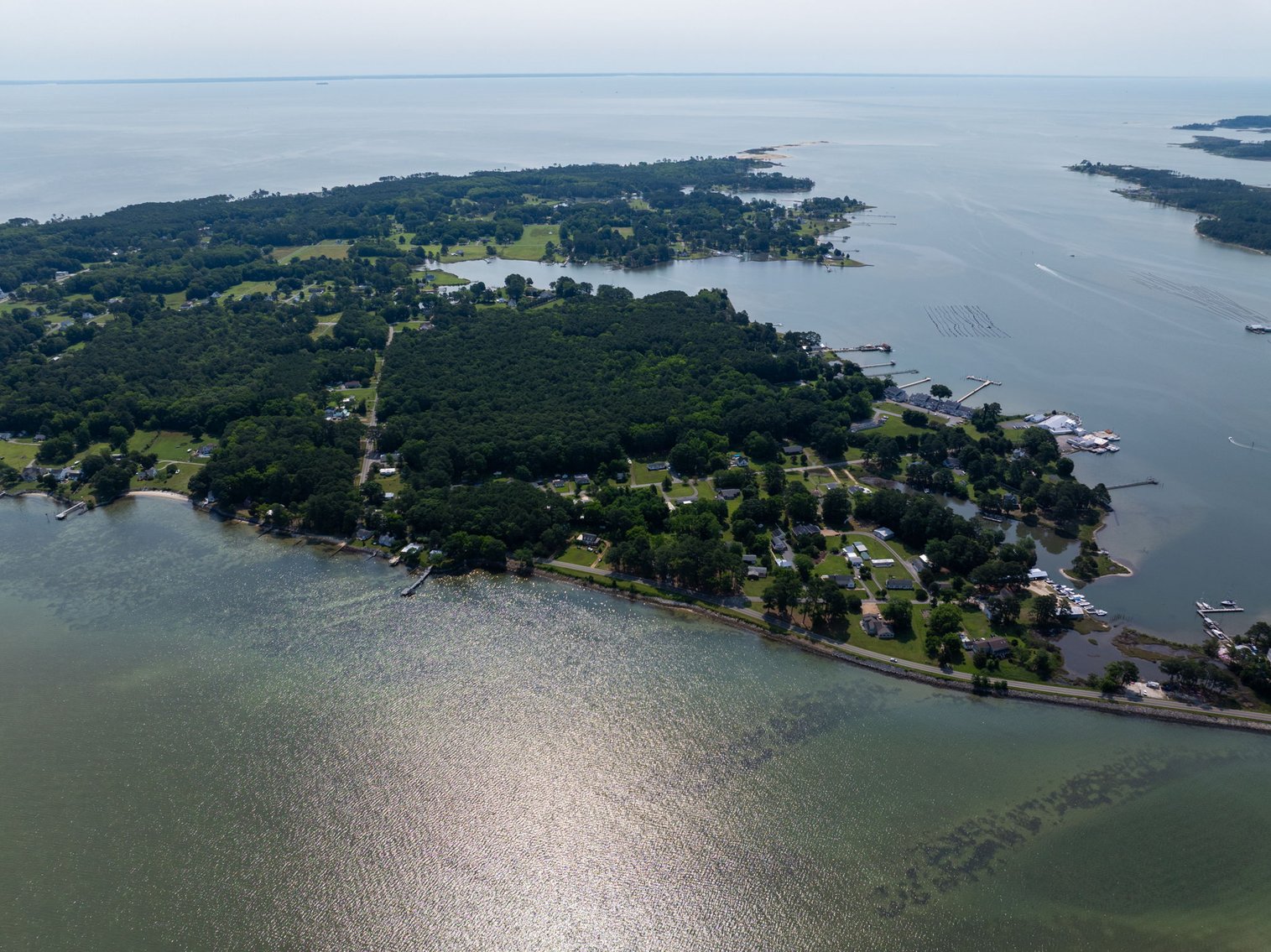 Image for PRIME WATERFRONT DEVELOPMENT OPPORTUNITY: 1.045-Acre Chesapeake Bay Sunset Paradise on Gwynns Island