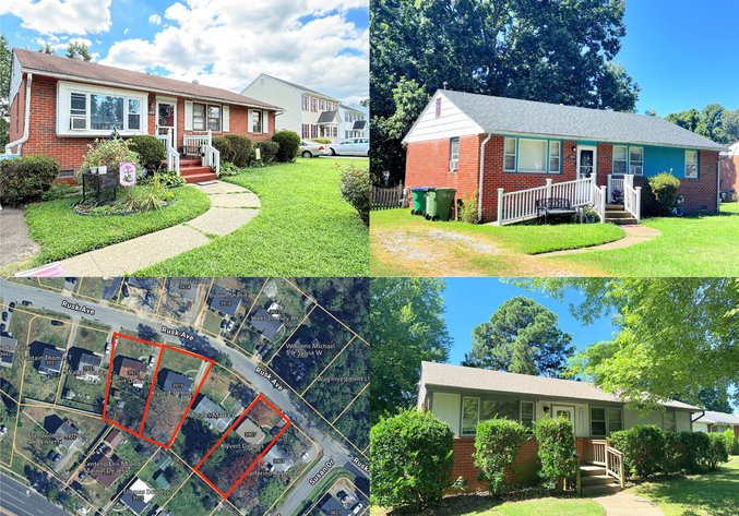 Image for 2 Houses,  both 3 bed/1 bath Brick Ranchers with new roofs, on the same Street