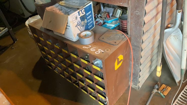 Bolt Bin and Bolts
