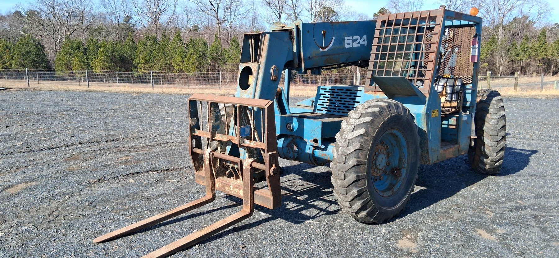 #102 - 1992 Gradall 524 Telehandler (#23535235)