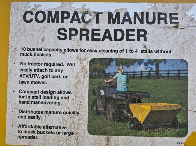 Compact Pull Behind Manure Spreader