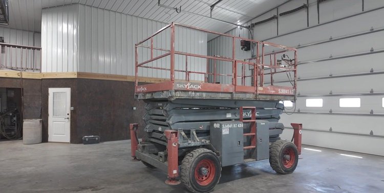 2014 Skyjack SJ884LRT Rough Terrain Scissor Lift