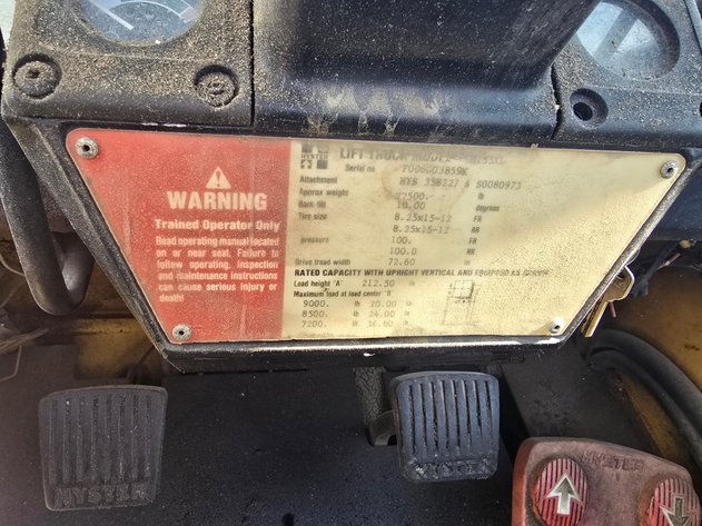 Hyster H155XL Forklift