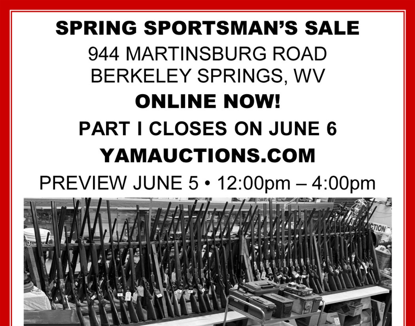 Image for Spring Sportsman's Sale - Part I
