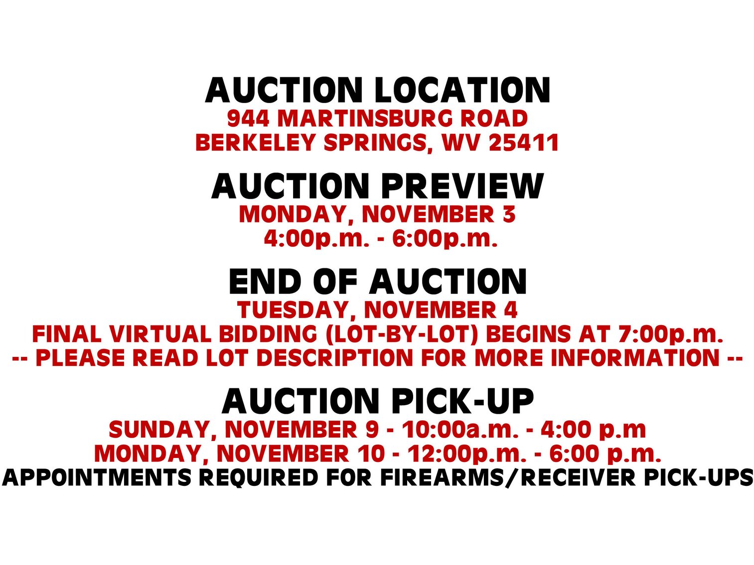 Image for Fall Sportsman's Sale - Part I