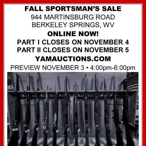 Image for Fall Sportsman's Sale - Part I