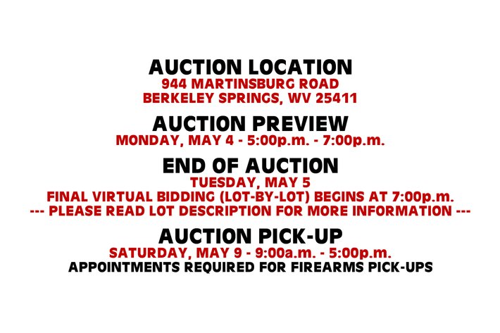 Image for Spring Firearms Auction