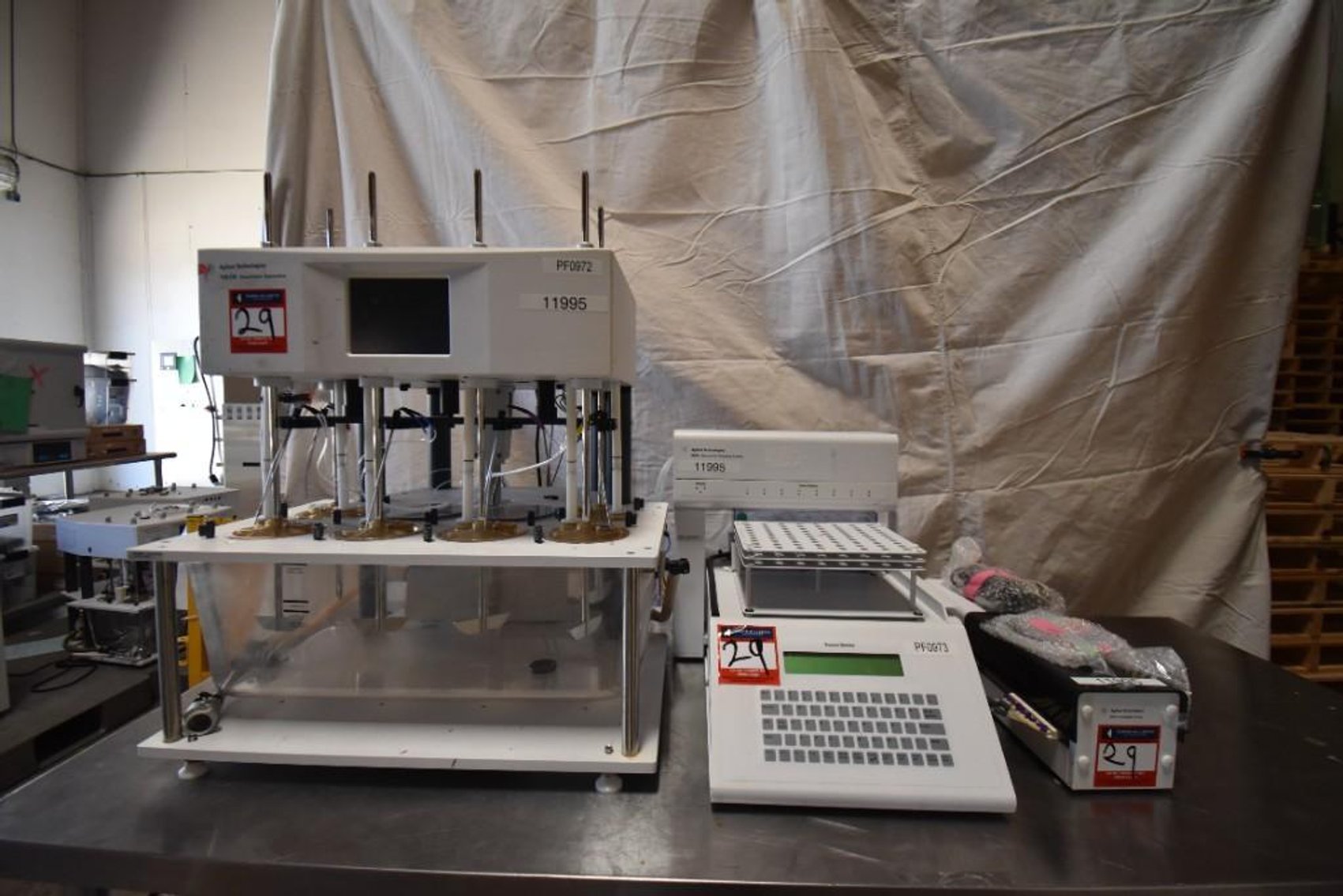 Image for ***SOLD*** MJK1798 Agilent technologies dissolution sampling station, dissolution apparatus & peristaltic pump