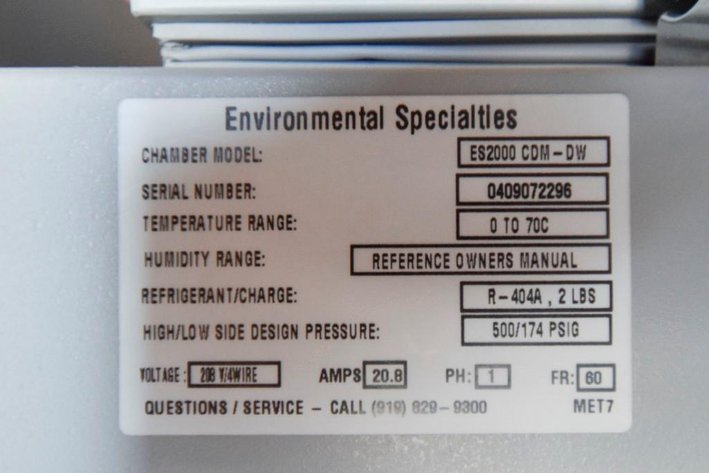 Image for MJK1787 Double Sided Environmental Specialties, Cryo-Refrigerator (ES2000 CDM – DW)