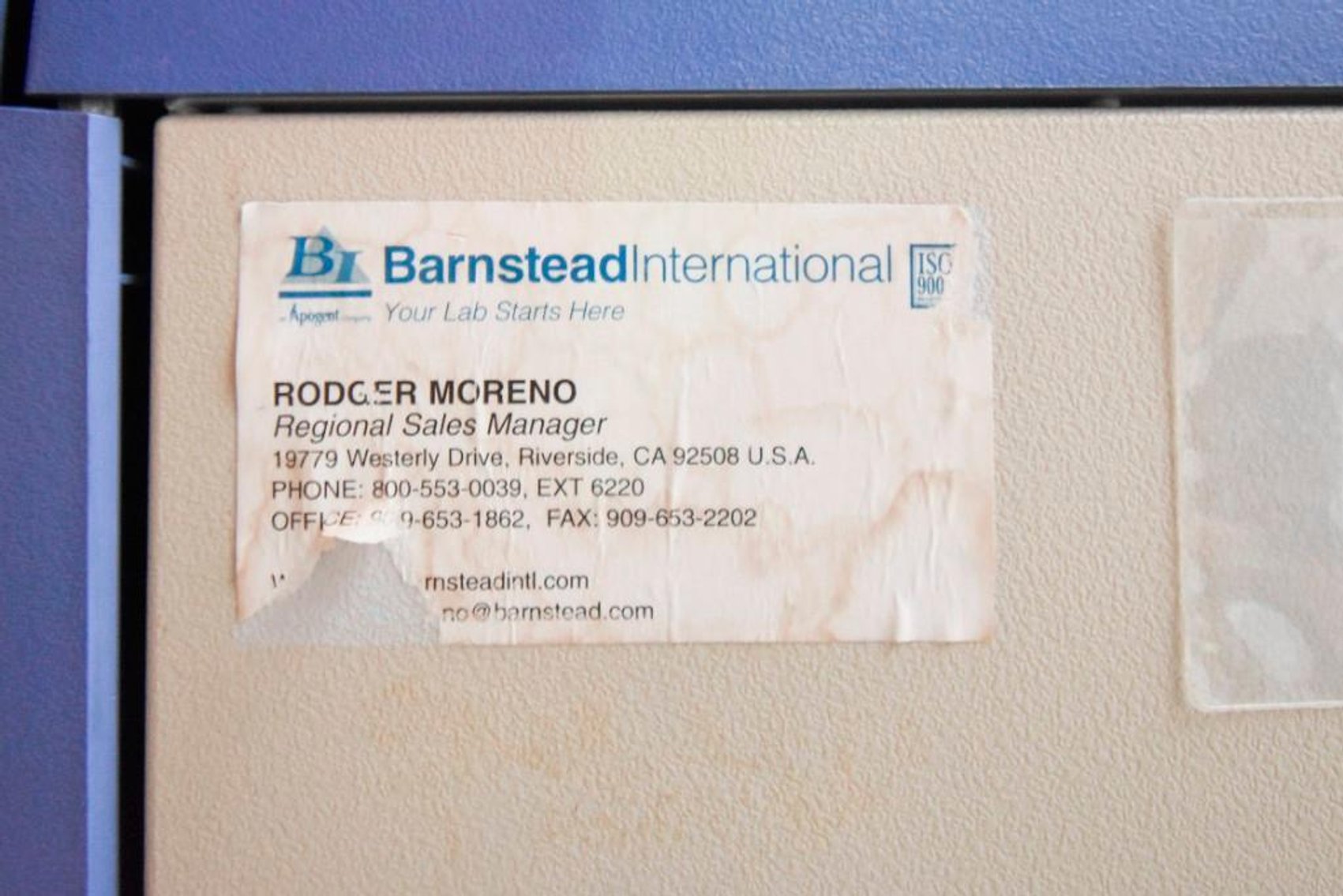 Image for MJK1774 Barnstead International - (D11911NANOPURE ANALYTICAL UV SYSTEM)