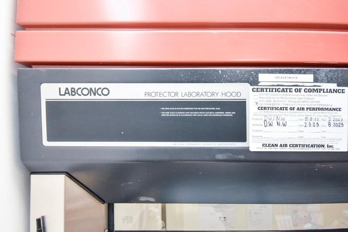 Image for ***SOLD*** MJK1755 Labconco Protector Laboratory Hood