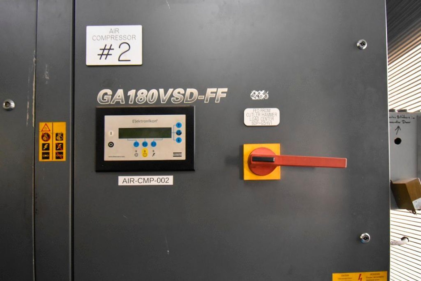 Image for ***SOLD** MJK1861 Atlas Copco (GA180VSD-FF)