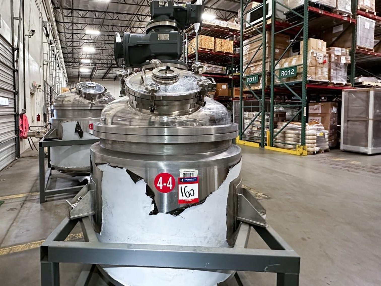 Image for MJK1918 NEW - 500 Liters SS Fully Jacketed Vacuum Triple Motion Mixing Kettle