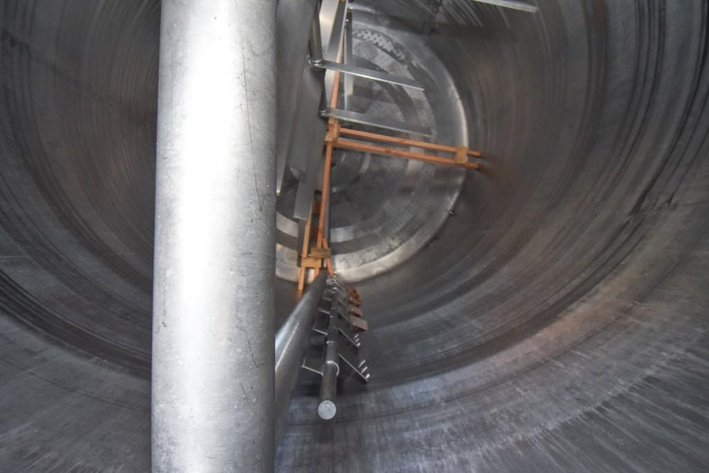 Image for MJK2207 ***SOLD*** Stainless Steel 6,000 Gallon Jacketed & Double Motion Agitated Tank