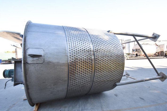 Image for MJK2214 ***SOLD*** Stainless Steel Agitated Dimple Jacketed Mix Tank, Approximately 3,000 Gallon