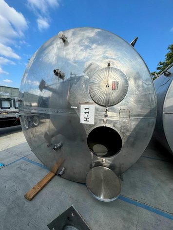 Image for ***SOLD*** MJK2270 Stainless steel Dual Compartment Single Wall StorageTank 6000 Gallons