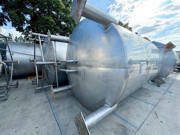 Image for ***SOLD*** MJK2270 Stainless steel Dual Compartment Single Wall StorageTank 6000 Gallons