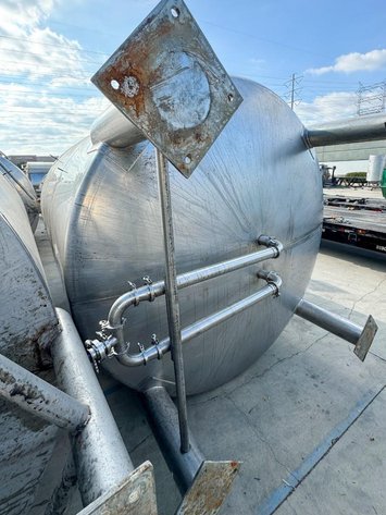 Image for ***SOLD*** MJK2270 Stainless steel Dual Compartment Single Wall StorageTank 6000 Gallons