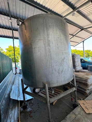 Image for ***SOLD*** MJK2278 Walker 1,700 Gallon Single Walled Agitation Tank