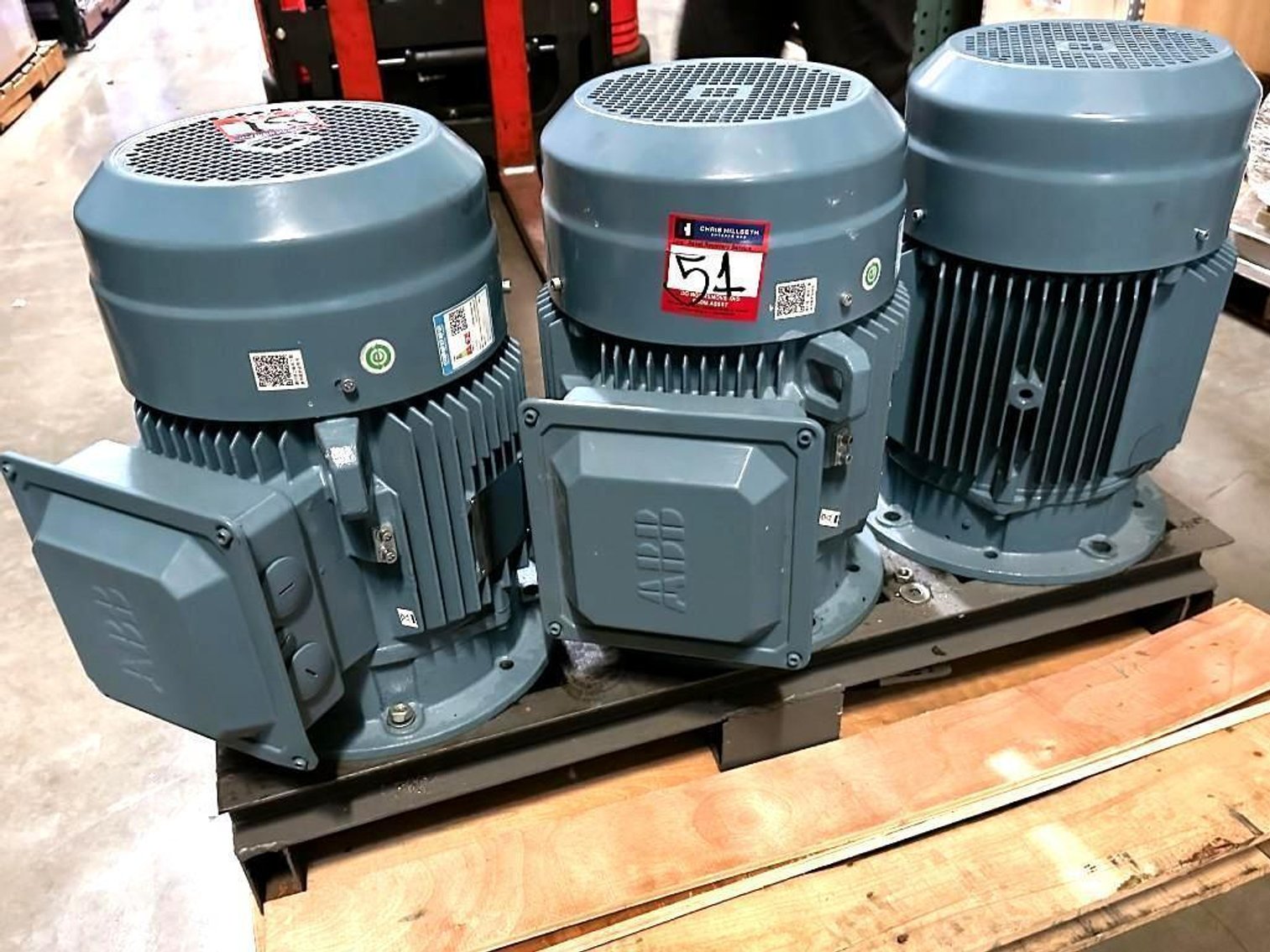 Image for MJK1895 NEW - 3 Large ABB Motor drives MDL IEC60034-1, 3 CT