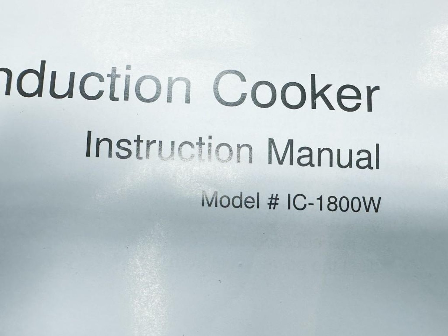 Image for MJK2340 Update Induction Cooker