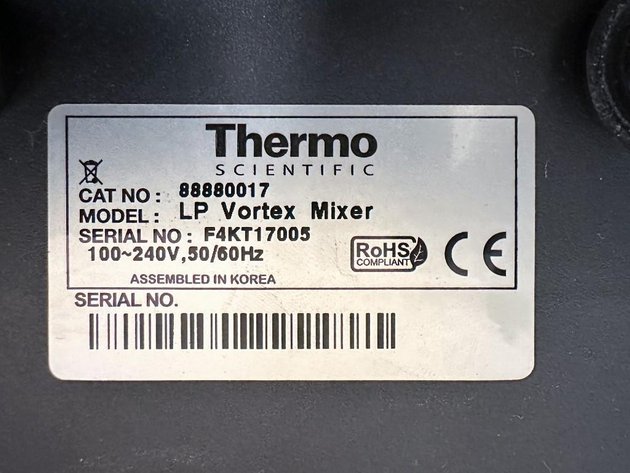Image for MJK2372 Thermo Scientific Vortex Mixer